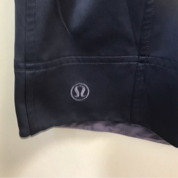 Lululemon Apres Soft Shell Rain Coat Pockets Jacket Hood Water Repellent Grey S - Picture 11 of 16